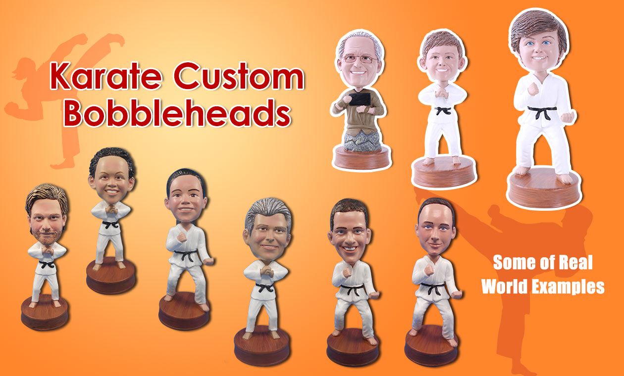 Karate Player Custom Bobbleheads