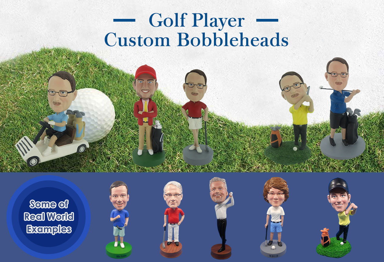 Golf Player Custom Bobbleheads