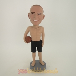 Picture of Custom Bobblehead Doll: Volleyball Man No Shirt