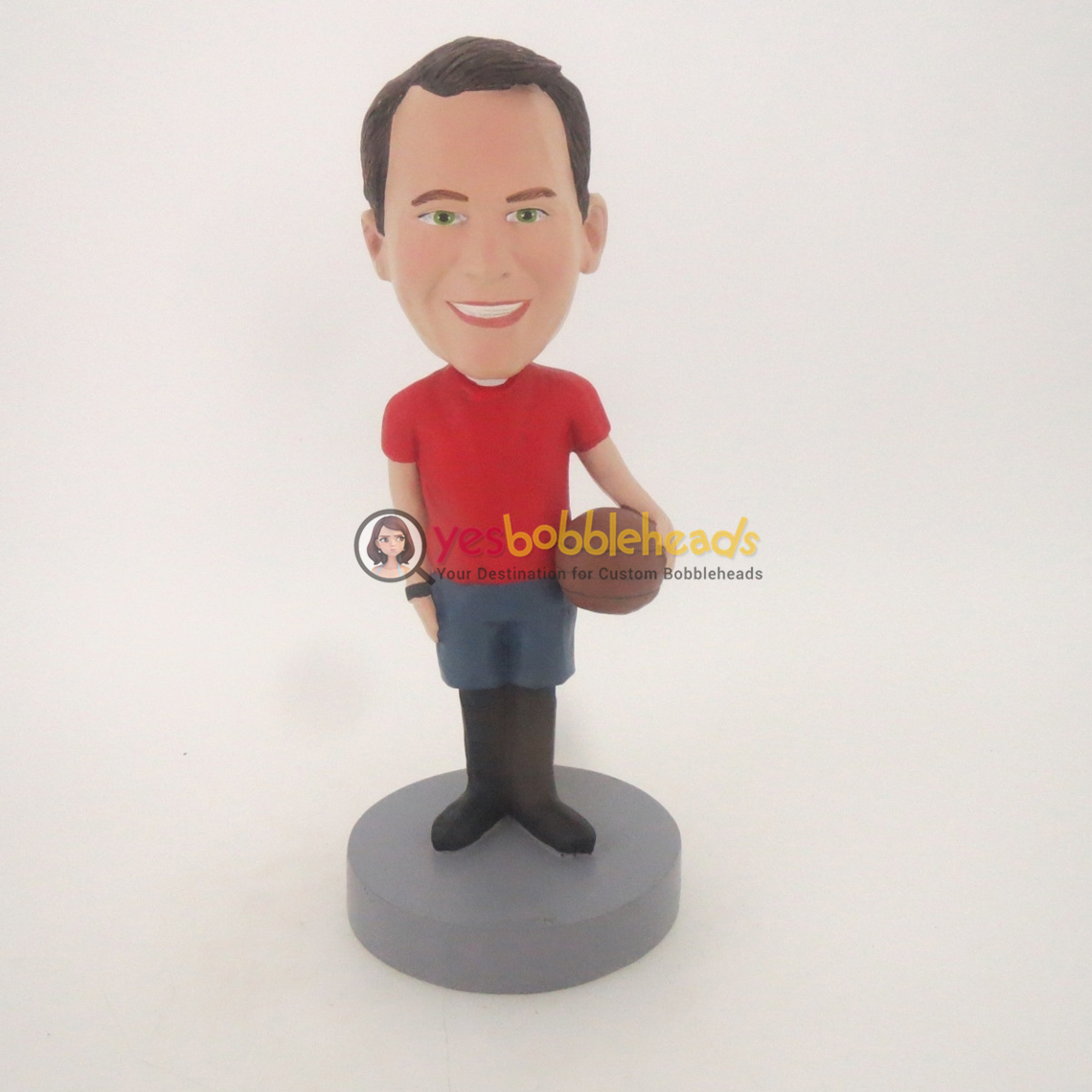 Picture of Custom Bobblehead Doll: Basketball Personalized
