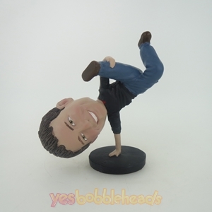 Picture of Custom Bobblehead Doll: Breakdancing Man