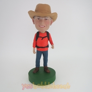 Picture of Custom Bobblehead Doll: Cowboy And Backpack