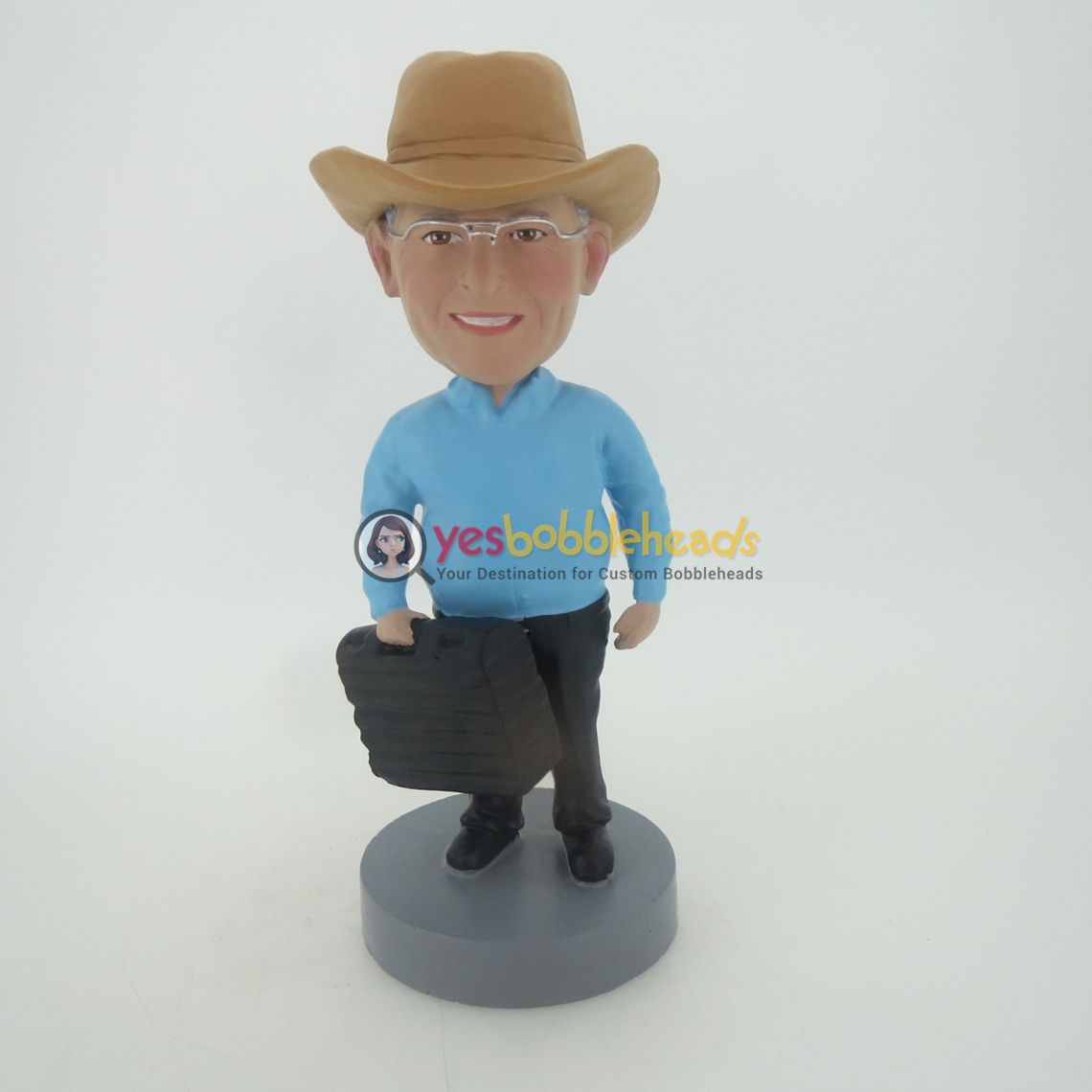 Picture of Custom Bobblehead Doll: Cowboy And Toolbox