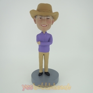 Picture of Custom Bobblehead Doll: Cowboy Hands Crossing
