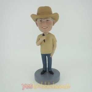 Picture of Custom Bobblehead Doll: Cowboy Singer