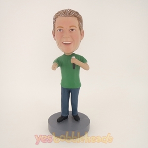 Picture of Custom Bobblehead Doll: Game Commentary Man