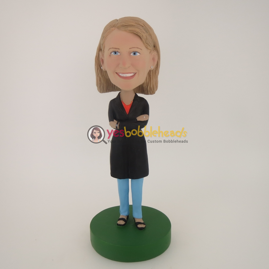 Picture of Custom Bobblehead Doll: Black Clothes Girl