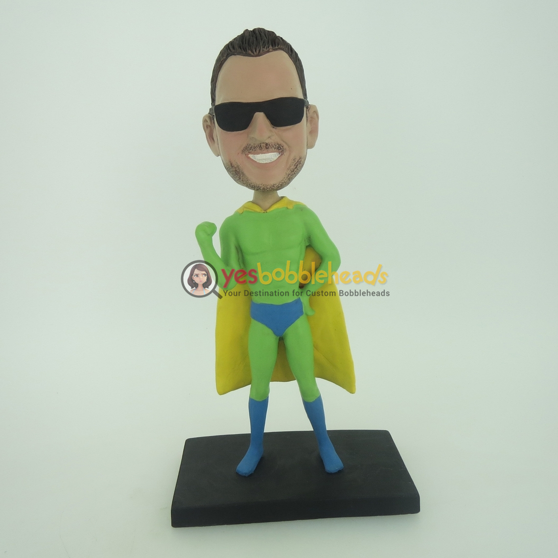 Picture of Custom Bobblehead Doll: Green Superman