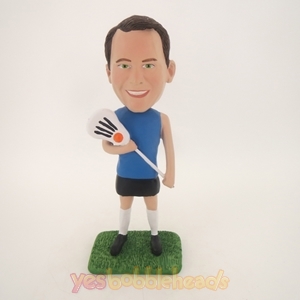 Picture of Custom Bobblehead Doll: Male Lacrosse Player