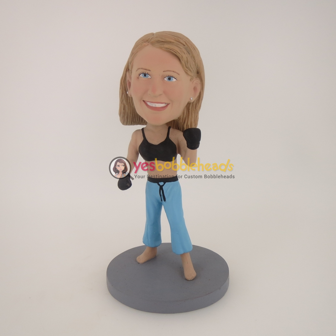 Picture of Custom Bobblehead Doll: Boxing Woman