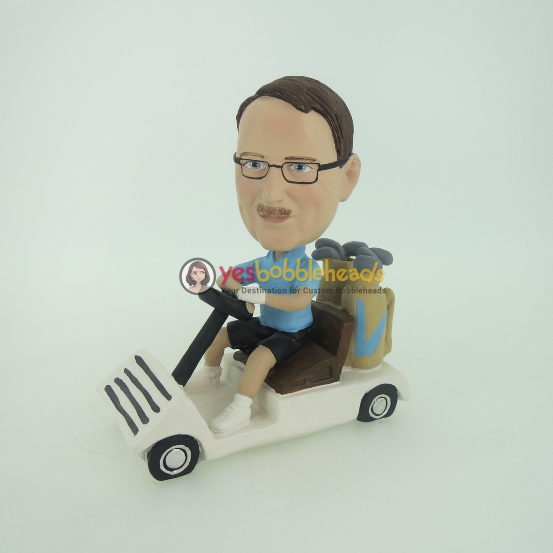 Picture of Custom Bobblehead Doll: Man In Kart