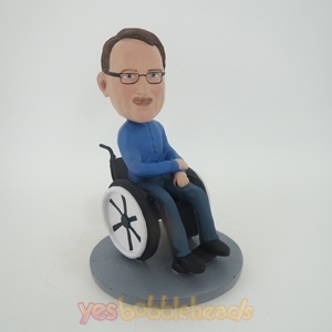 Picture of Custom Bobblehead Doll: Man In Wheelchair