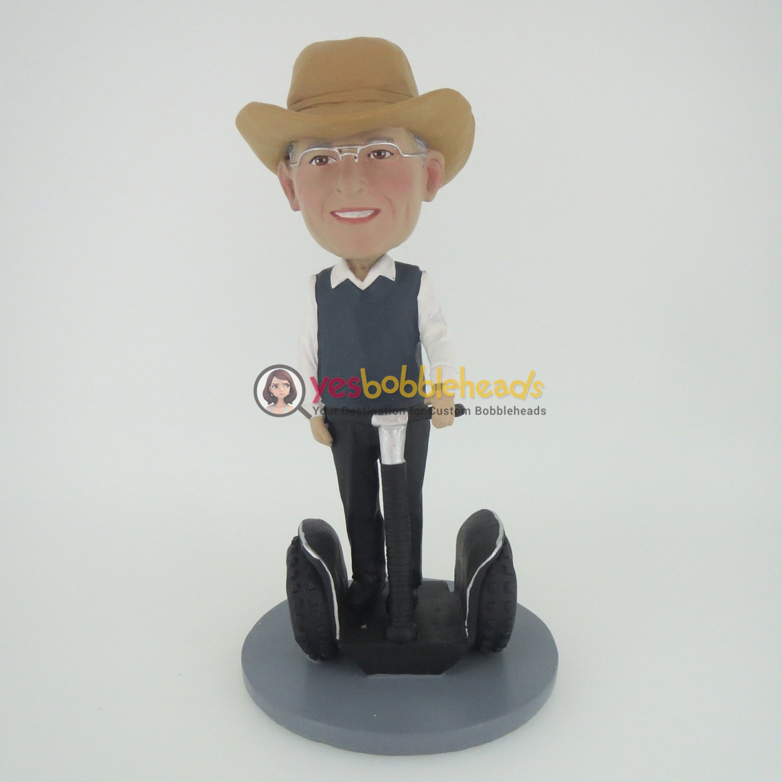 Picture of Custom Bobblehead Doll: Man On Balancing Vehicle