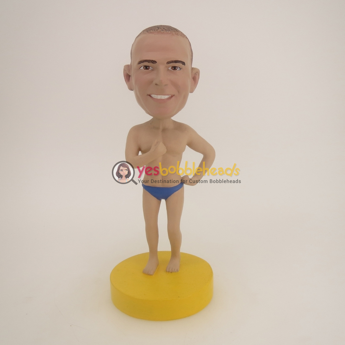 Picture of Custom Bobblehead Doll: Man On Beach