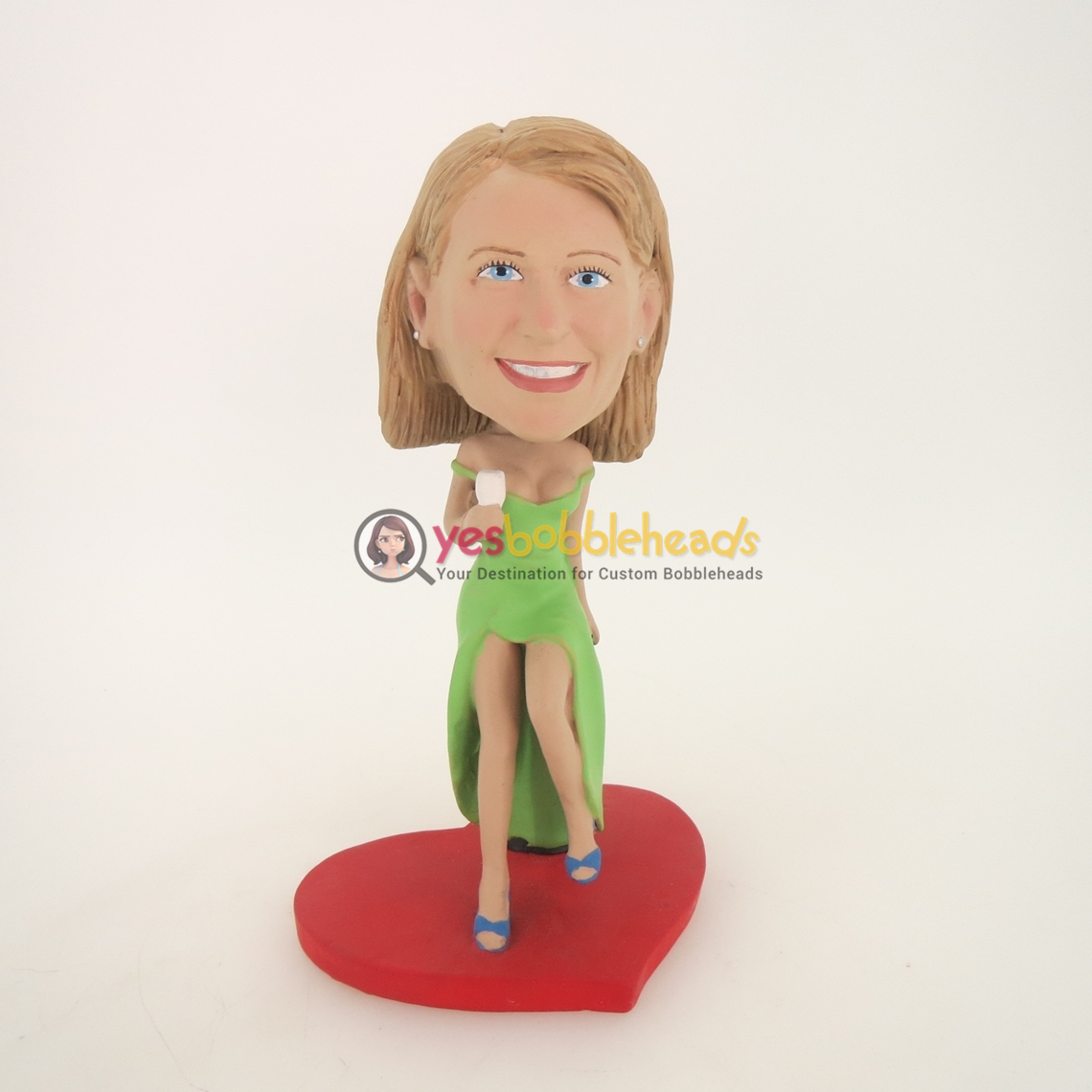 Picture of Custom Bobblehead Doll: Drinking Woman
