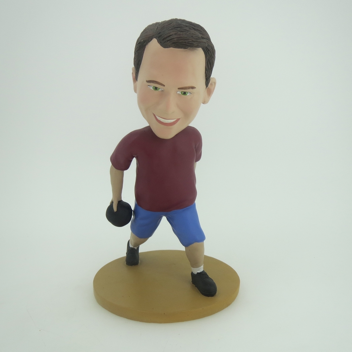 Picture of Custom Bobblehead Doll: Man Playing Bowling