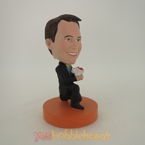 Picture of Custom Bobblehead Doll: Man Propose