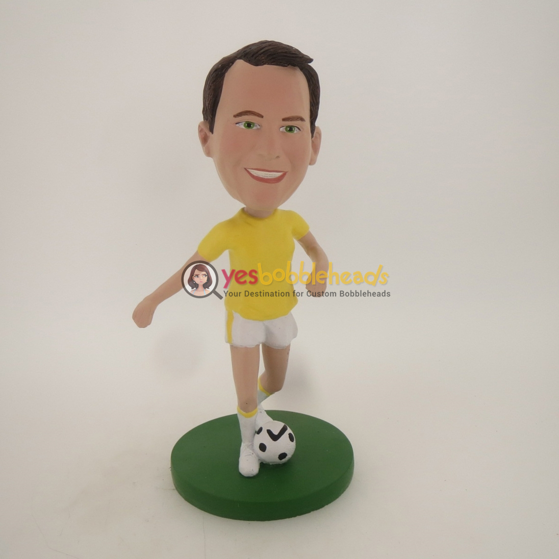 Picture of Custom Bobblehead Doll: Man Soccer Player