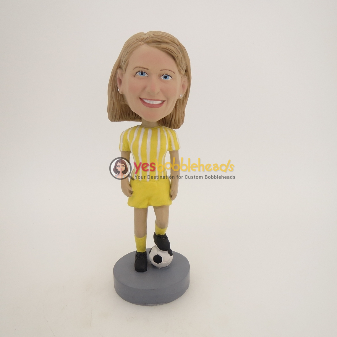 Picture of Custom Bobblehead Doll: Female Soccer Player