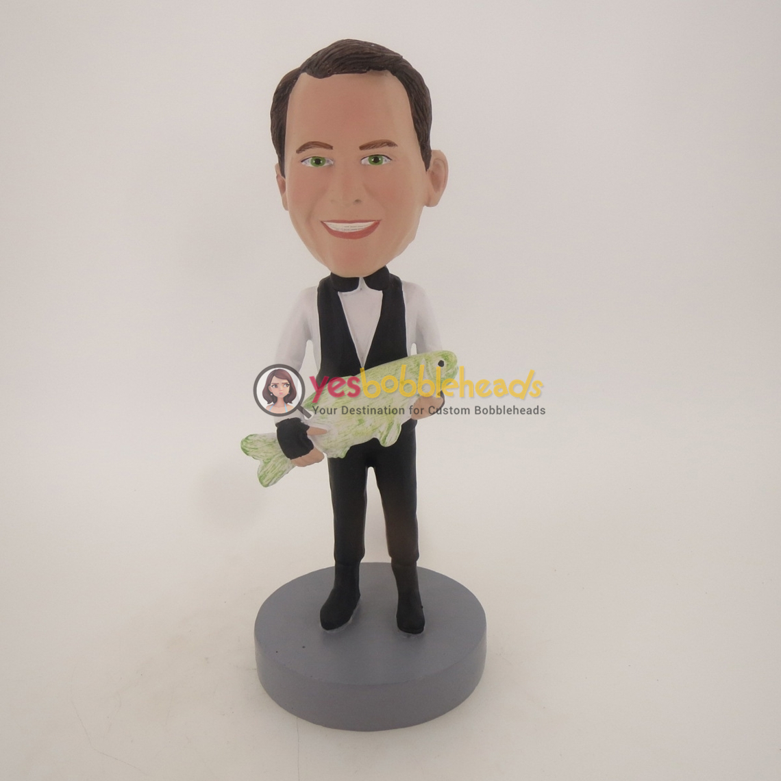 Picture of Custom Bobblehead Doll: Man With Big Fish
