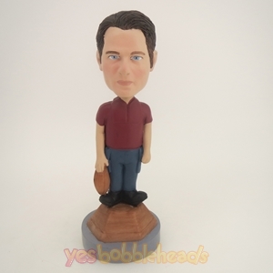 Picture of Custom Bobblehead Doll: Man With Football