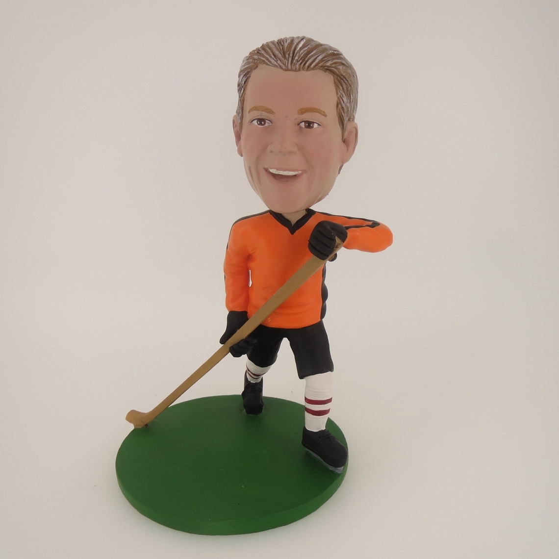 Picture of Custom Bobblehead Doll: Man With Hockey Stick