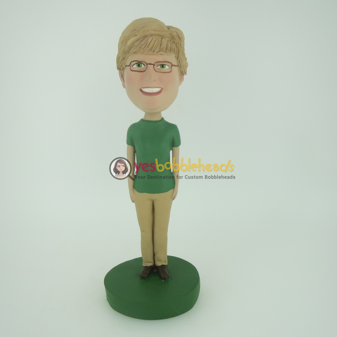 Picture of Custom Bobblehead Doll: Green Sleeves Woman