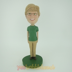 Picture of Custom Bobblehead Doll: Green Sleeves Woman