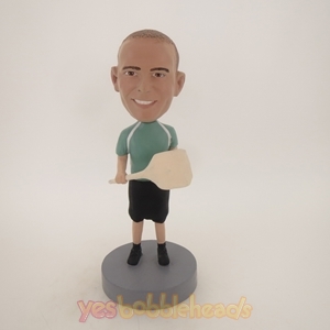 Picture of Custom Bobblehead Doll: Man With Racket