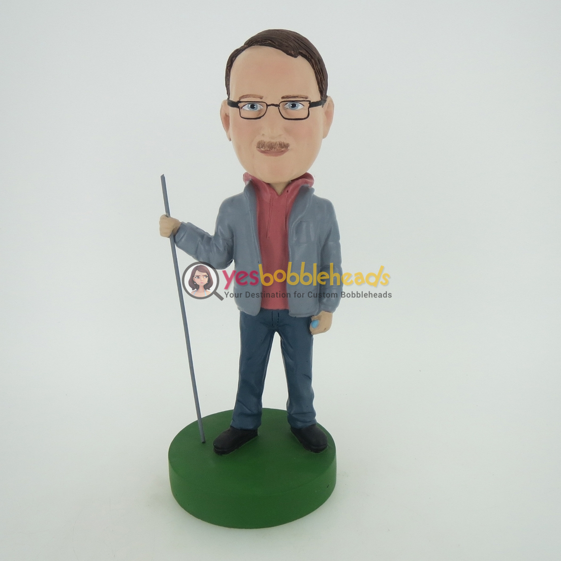 Picture of Custom Bobblehead Doll: Man With Rod