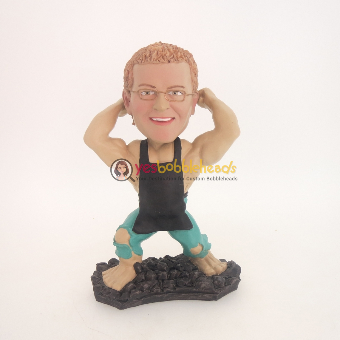Picture of Custom Bobblehead Doll: Muscle Man In Speedo