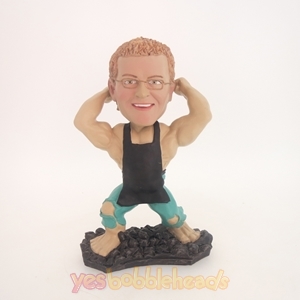 Picture of Custom Bobblehead Doll: Muscle Man In Speedo