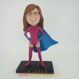 Picture of Custom Bobblehead Doll: Pink Super Girl