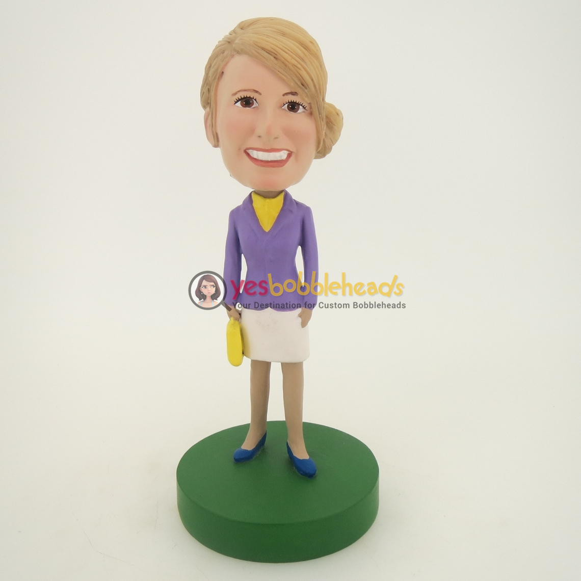 Picture of Custom Bobblehead Doll: Purple Suit Girl