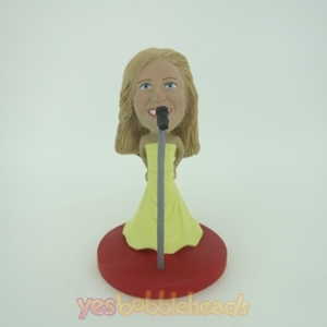 Picture of Custom Bobblehead Doll: Singing Woman