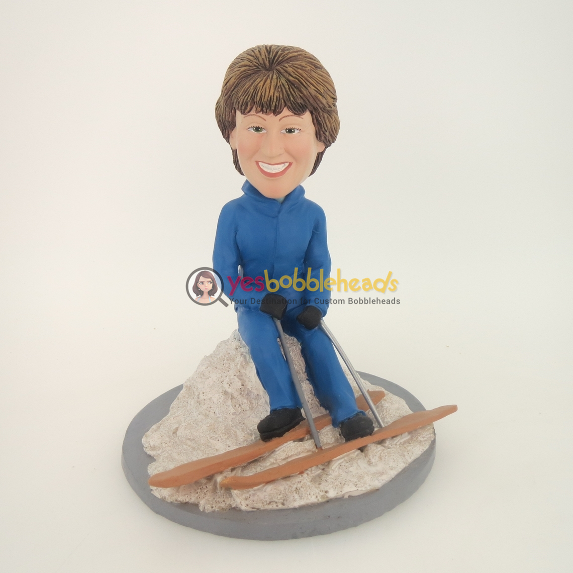 Picture of Custom Bobblehead Doll: Skiing Woman