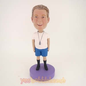 Picture of Custom Bobblehead Doll: Referee With White Shirt