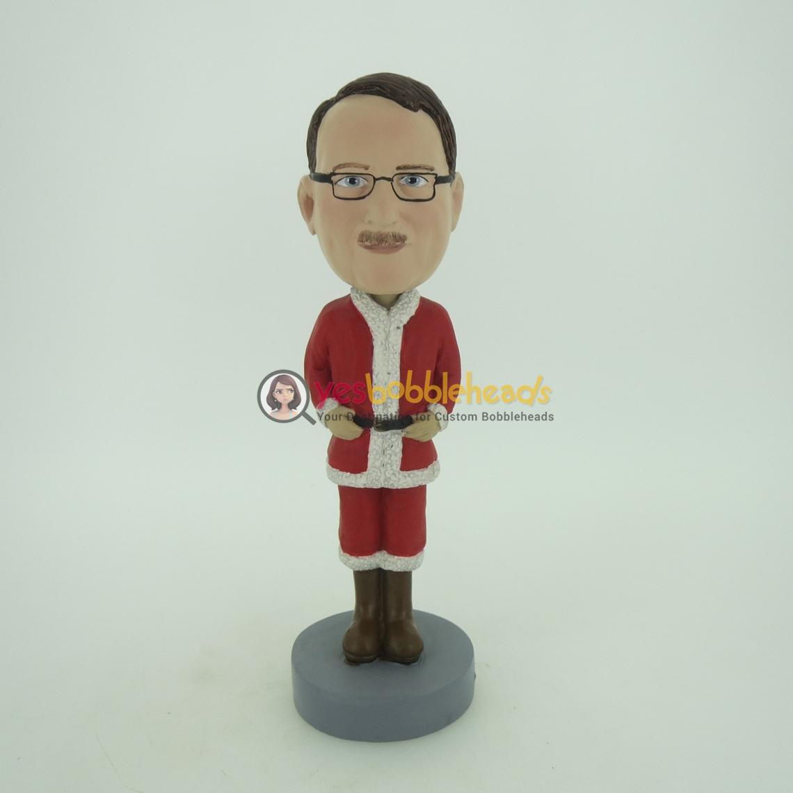 Picture of Custom Bobblehead Doll: Santa Uniform Man