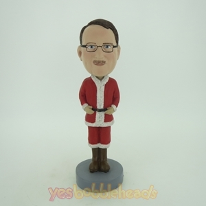 Picture of Custom Bobblehead Doll: Santa Uniform Man
