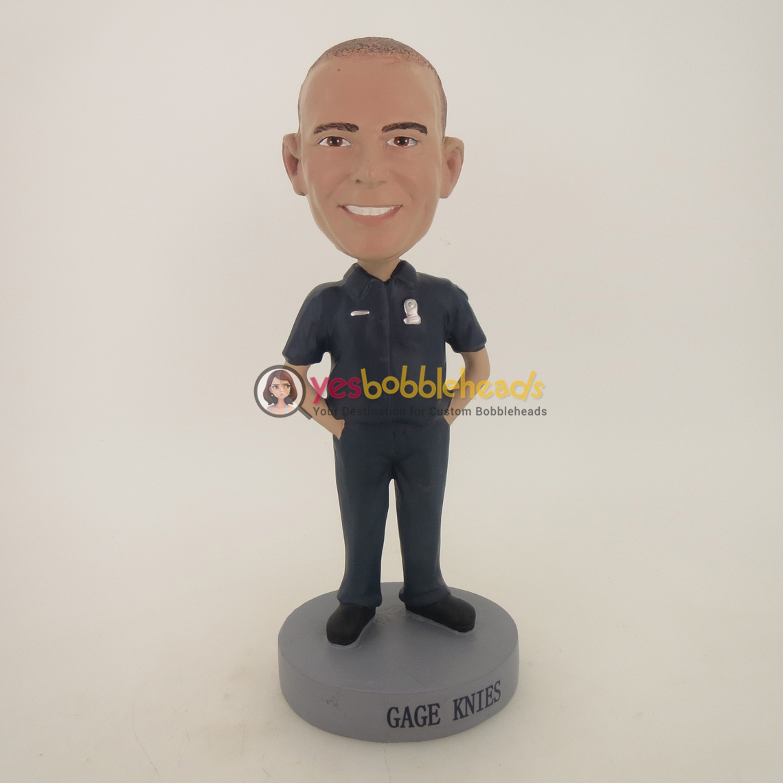 Picture of Custom Bobblehead Doll: Security Guard Male