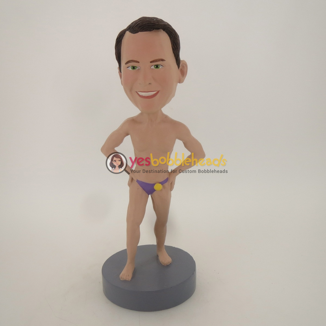 Picture of Custom Bobblehead Doll: Shirtless Muscle Man