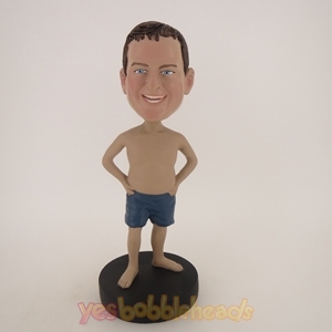Picture of Custom Bobblehead Doll: Shirtless Shorts Man