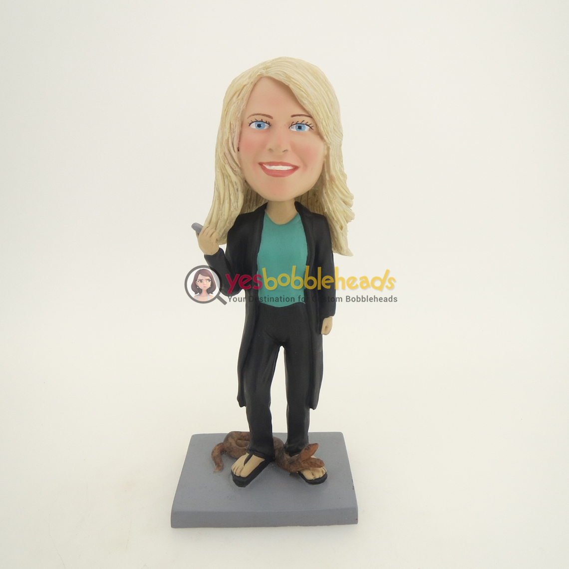 Picture of Custom Bobblehead Doll: Woman and Snake