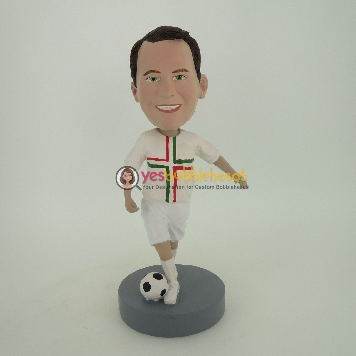 Picture of Custom Bobblehead Doll: Soccer Uniform Player