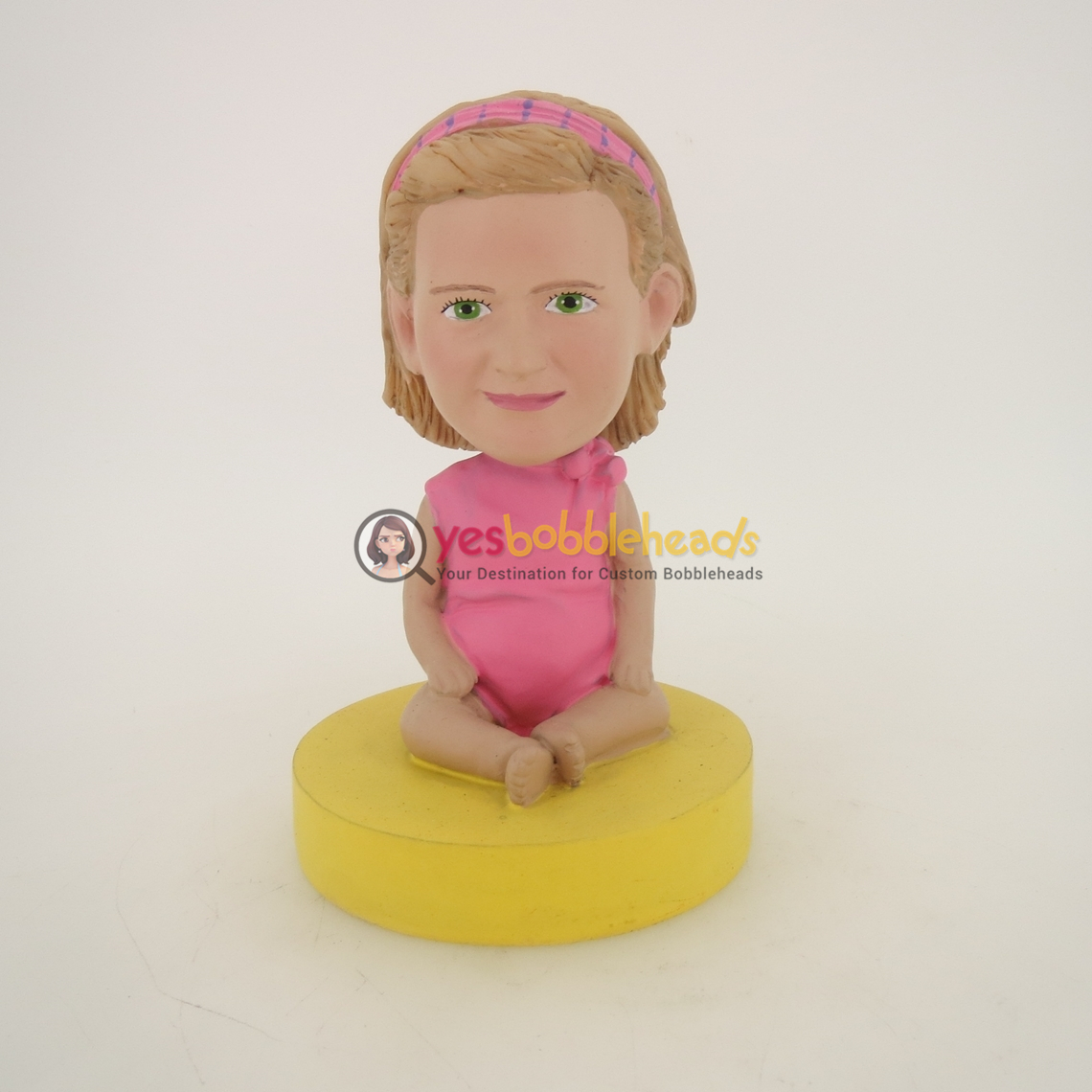 Picture of Custom Bobblehead Doll: Girl In Pink