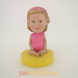 Picture of Custom Bobblehead Doll: Girl In Pink