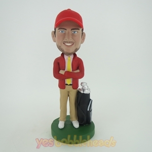 Picture of Custom Bobblehead Doll: Standing Golfer Man