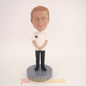 Picture of Custom Bobblehead Doll: Two Hands Before White Suit Man