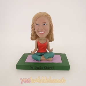 Picture of Custom Bobblehead Doll: Yoga Woman