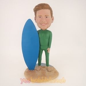 Picture of Custom Bobblehead Doll: Wet Suit Surfer